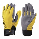 Delta Plus - Gants de travaux légers cuir synthétique boree VV901 Taille: 7