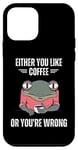 Coque pour iPhone 12 mini Vintage Frog Soit You Like Coffee Or You're Wrong Lover