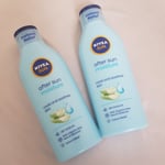 2 x 200 ml Nivea Sun After Sun 48hr Moisturising lotion-Cools Soothes Relieves