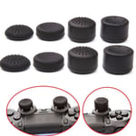 8 kpl Controller Silikoni Analoginen peukalotikku Grip Cap Joystick Cover PS5/PS4/PS3/PS2/Xbox 360/Xbox One -pelitarvikkeille