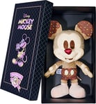 Simba 6315870311 Disney Mickey Mouse Crème Glacée Édition Juin Exclusivité Amazon Figurine en Peluche 35 cm Coffret Cadeau Édition Limitée Collector