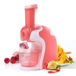 unknow Automatic Household Ice Cream Machine Soft Serve, Frozen Yoghurt Fruit Sorbet Gelato Machine, DIY Ice Cream Maker