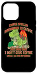 Coque pour iPhone 12 Pro Max Coffee Spelled Backwards Is Eeffoc Funny T-Rex Dinosaur Dino