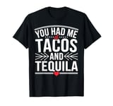 Tacos And Tequila Lover Gift Funny Cinco De Mayo Fiesta T-Shirt