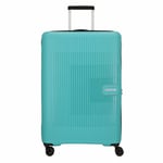 American Tourister Aerostep 4 roulettes Trolley 77 cm avec soufflet d'extension turquoise tonic (TAS010769)