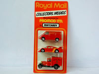 Matchbox Superfast Royal Mail Gift set contains Ford Transit, Model A Van,Sauber