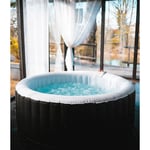 Spa gonflable 4 places rond Ospazia Diamètre : 185 cm - Filtre et bâche inclus