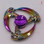 Rainbow Metal Finger Spinner R118 Lager Spinner Toy Vuxen Toy J