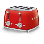 Smeg TSF03RDUK Red Retro 4 Slice Toaster TSF03RDUK