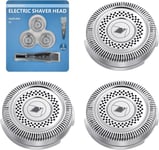 Replacement Shaver Heads Compatible with Philips SH91 Series 9000/8000, 3 Pcs, C