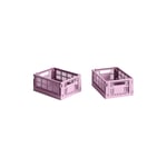 Colour Crate Mini Sett Med 2 Stk., Dusty Rose