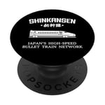 Shinkansen Train à grande vitesse japonais Kanji Japon PopSockets PopGrip Adhésif