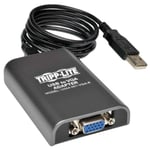 Tripp Lite U244-001-VGA-R USB 2.0 to VGA Dual-Monitor Adapter 128 MB SDRAM 19...