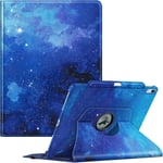 Coque Pour Ipad Air 13 Pouces 2024 M2 (A2898 / A2899 / A2900) - [Rangement De Stylet] Coque Rotative À 360° Étui Pivotant, Housse Veille/Réveil Automatique, Ciel Étoilé[Coq104243]