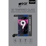 GEAR Herdet Glass 3D Full Cover Svart Huawei Honor 9