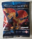 FIGURINE NEUF SOUS BLISTER PLAYMOBIL CHEVALIER DE NOVELMORE LE DRAGON ROUGE