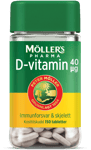 Möller's Pharma D-vitamin 40 µg 150 stk