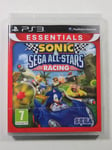 SONIC & SEGA ALL-STARS RACING SONY PLAYSTATION 3 (PS3 ESSENTIALS) UK (NEUF - BRA