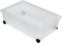 Stefanplast Rollbox 13054 Boîte de Rangement sur Roues, 39 x 59 x 18,5 cm