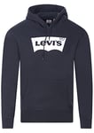 Levi's Men's Standard Graphic Sweatshirt Hooded, Bw Hoodie Evergreen, L