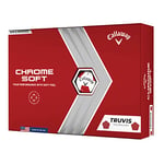 Callaway Golf Balles de Golf Chrome Soft (Édition 2022) XL Rouge