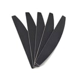 Nail Files 100/180/ Grit Professional Half Moon Curved Diamond Buffer - 10 Pack