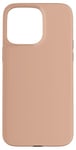 Coque pour iPhone 15 Pro Max Couleur rose poudré simple