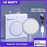 Genuine 15W Fast Wireless Magnetic Charger For Apple iPhone 16 15 14 13 12 Pro