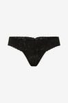 Hanky Panky - Stringtrosor Signature Lace Low Rise Thong - Svart