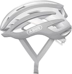 Casque de vélo de route ABUS AirBreaker - Casque de vélo haut de gamme pour le cyclisme professionnel - pour adolescents et adultes - casque pour femmes et hommes - Gris pur, taille L