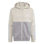 adidas Men's Hooded Sweatshirt, Alumin/Mgsogr, M