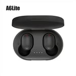 TWS A6 Lite ¿couteurs sans fil Bluetooth 5.0 Casque intra-auriculaire Casque de sport avec micro ¿couteurs Bluetooth pour iPhone Xiaomi-Noir_XINENGJI