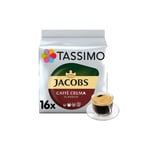 Kahvikapselit Tassimo Caffe Crema Classico (yhteensopiva Bosch Tassimo -kapselikeitinten kanssa), 16 kpl.