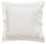 Hampton Housse de Coussin carrée en Treillis Blanc