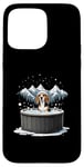 iPhone 15 Pro Max Cool Beagle in Hot Tub Case