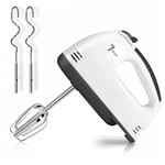 Electric hand mixer, 7-speed Hand Mixer Electric Whisk,260W whisk kitchen food baking, light hand mixer for kitchen baking cake egg cream food (4 bars)