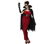 Atosa-53948 Atosa-53948-Costume-Déguisement Vampiresse M-L-Adulte, Femme, 53948, Rouge, M-L