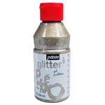 Glittergel - Silver - 250 ml - Blankytfärdig - Klar att använda - För vuxna och barn