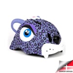 Crazy Safety - Leopard Bicycle Helmet - Purple (100301-02-01)