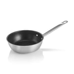 WAS Germany Sauteuse Cookware 21 avec revêtement antiadhésif PTFE, Ø 20 cm, acier nickel-chrome 18/10