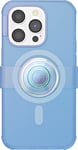 PopSockets: PopCase PlantCore pour MagSafe - Coque à base de plantes pour iPhone 14 Pro avec un Support et Poignée PopGrip Slide Repositionnable avec Top interchangeable - Blue Opalescent