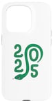 Coque pour iPhone 15 Pro Bonne année chinoise - Symbole serpent vert Nouvel An 2025