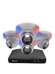 Swann Smart Security 1080P Cctv System: 8 Chl 1Tb Hdd Dvr, 4 X Enforcer Dome Camera. Works With Alexa, Google Assistant & Swann Security - Swdvk-846804De-Eu