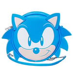 Sega-Sonic Speed-Sac à Bandoulière Rond, Bleu