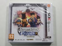 PROFESSEUR LAYTON VS PHOENIX WRIGHT ACE ATTORNEY NINTENDO 3DS PAL-FRA (NEUF - BR