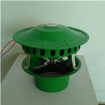 Ventilateur de cheminée en fonte 100W,100W,Machine à fumer domestique,poêle de maison - Type green