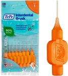 TePe Orange 0.45mm Interdental Brush - 2 Packs of 8 (16 Brushes)