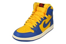 Nike Womens Air Jordan 1 Retro Hi Og Trainers Yellow - Size UK 8