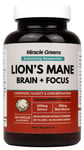 5000mg Lion’s Mane Mushroom Capsules 30% Beta Glucans 120 Capsules 60 Day Supply