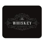 Mousepad Computer Notepad Office Whiskey Antique Label Vintage Design Retro Sign Badge Beer Blackboard Border Home School Game Player Computer Worker Inch